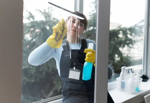 Nettoyage de vitres intérieures et extérieures à Saint-Usage